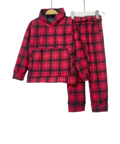 Alternative view of Fleece Carreaux Kids Set