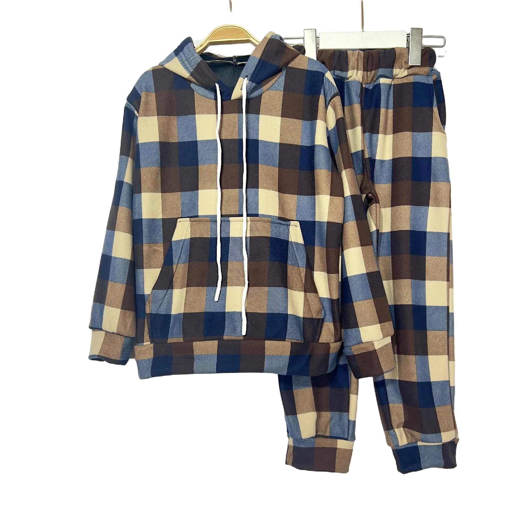 Fleece Carreaux Children Set - Image 5