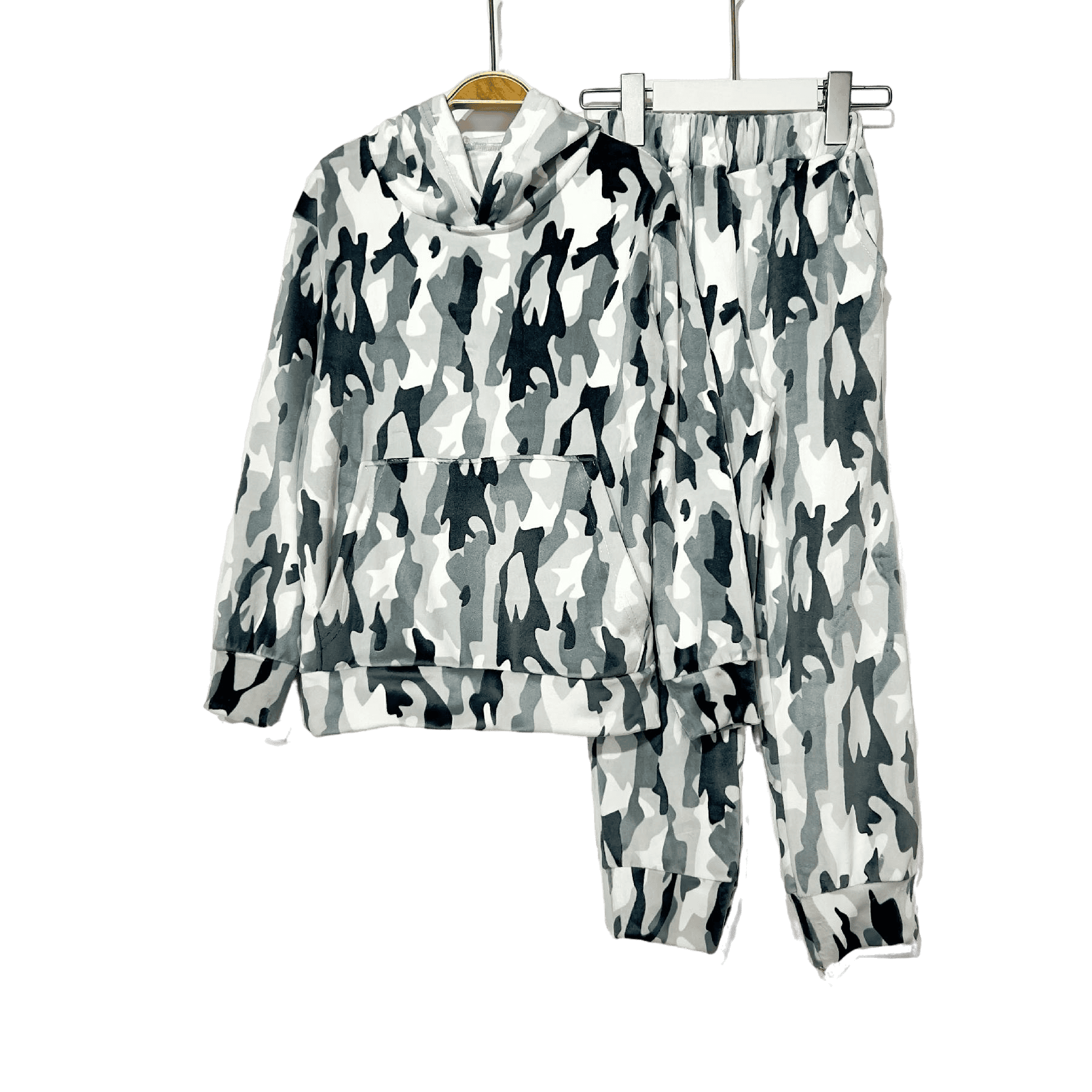 Velvet Prints Hoodie Children Pijama - Image 4