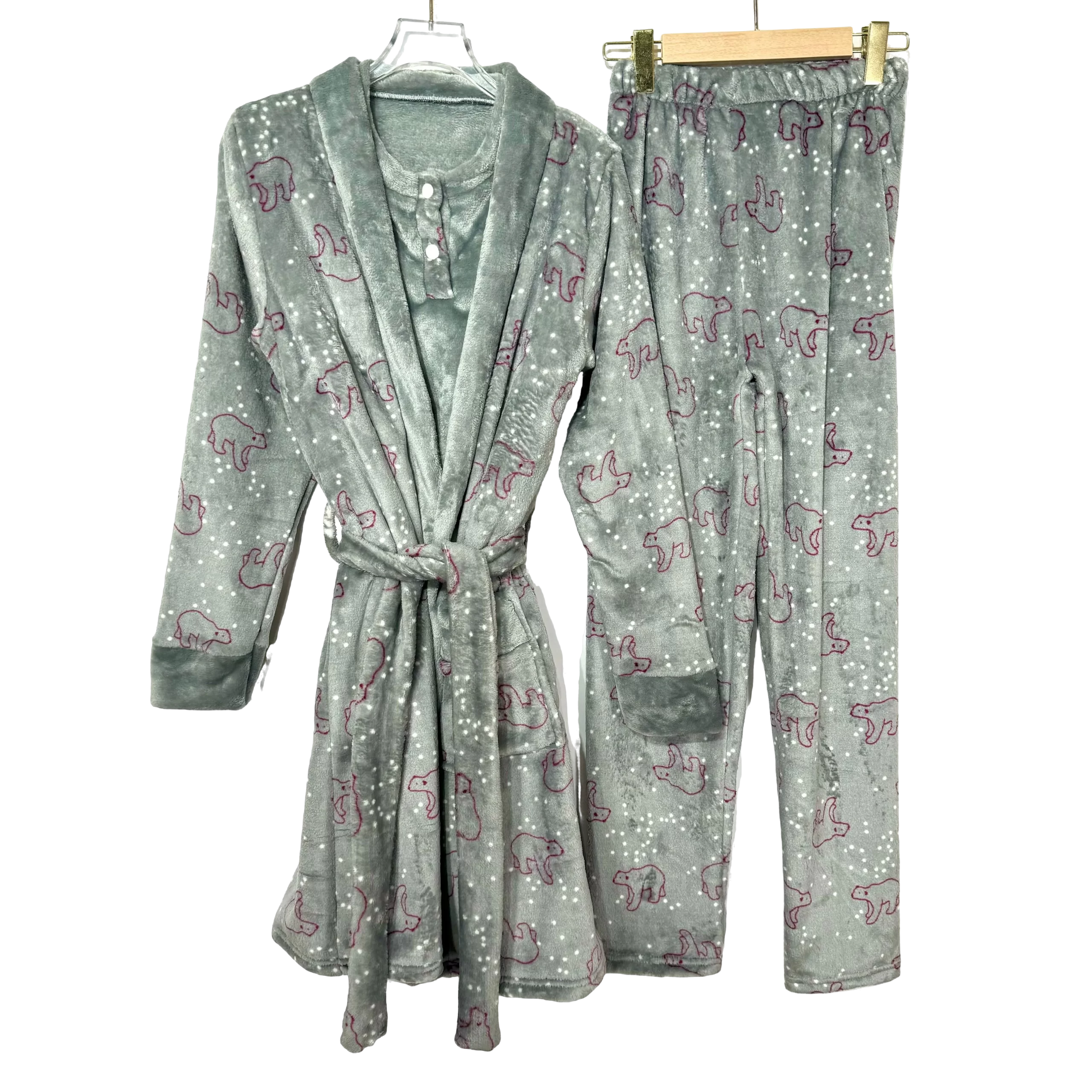 Mohair Snow Robe Women Pijama - Image 4