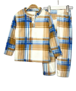 Alternative view of Fleece Prints Kids Pijama