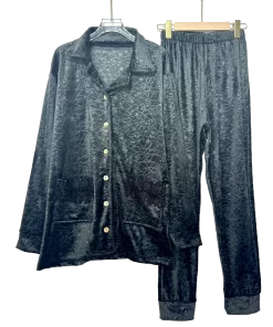 Alternative view of Velvet Button Gray Women Pijama
