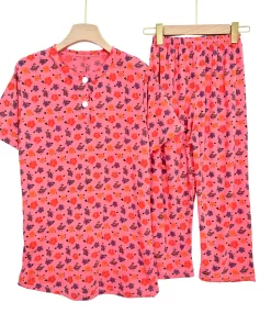 Alternative view of Women’s Summer Cotton Capri Pajama Set