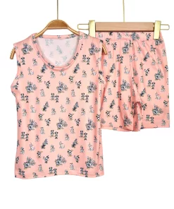 Alternative view of Cotton Summer Boys & Girls Set – Sleeveless Top & Shorts