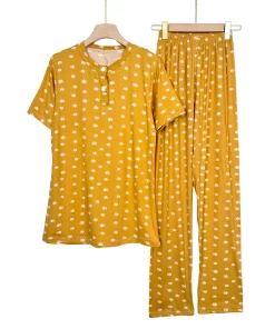 Alternative view of Women's Cotton Blend prints Pijama Set
