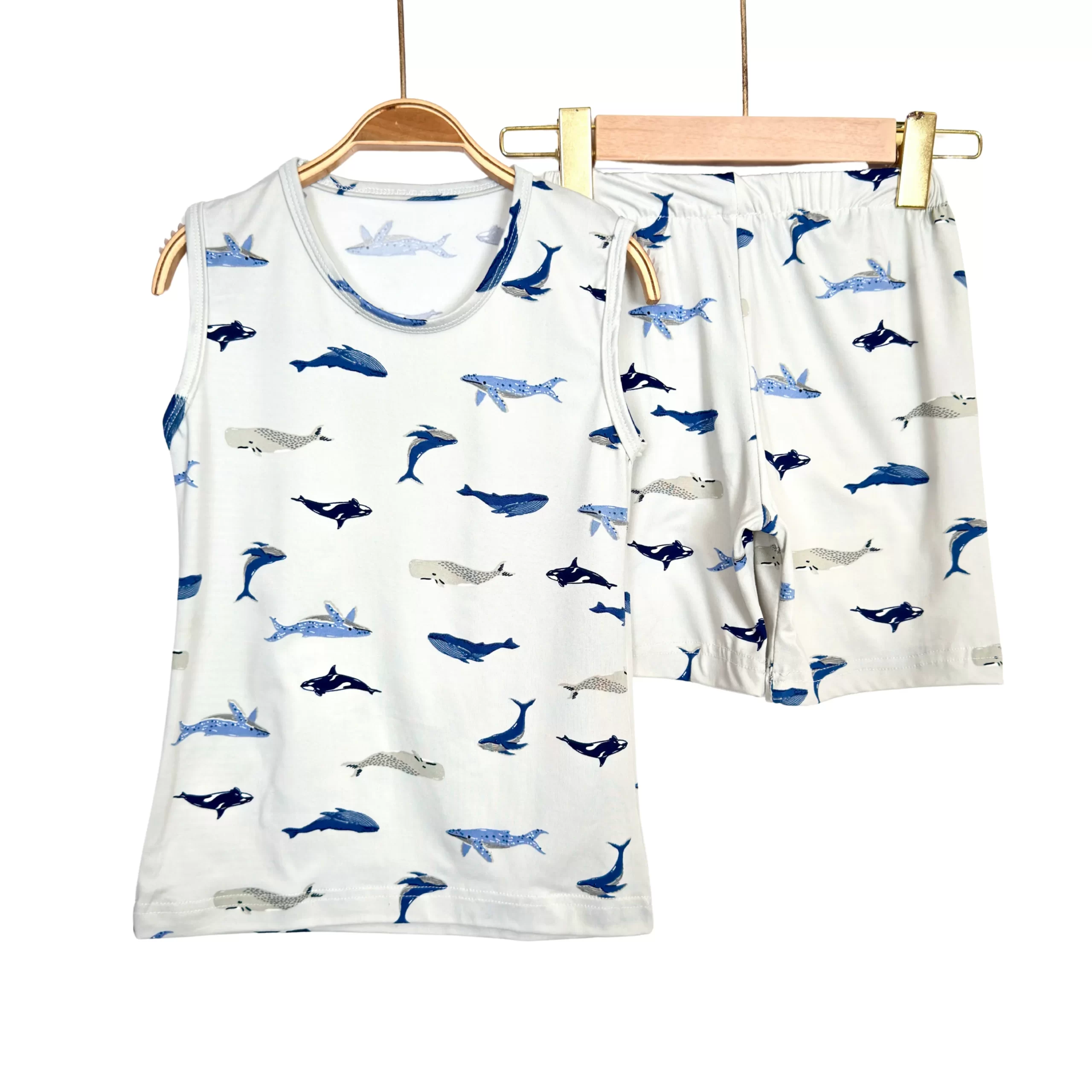 Cotton Summer Boys & Girls Set – Sleeveless Top & Shorts