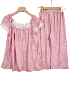 Luna Grace – Soft Cotton Blend Pajama Set