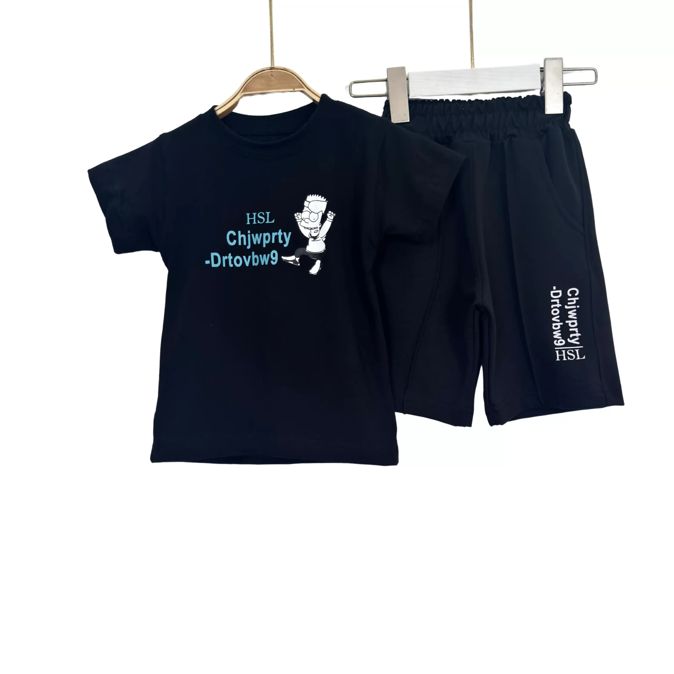 Boys’ Summer Cartoon Pajama Set with Shorts - Image 5