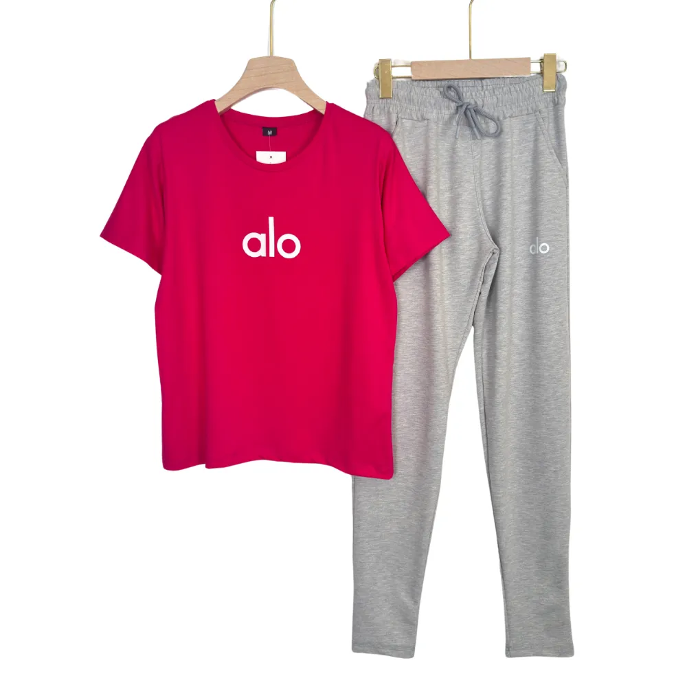 Women’s Summer Cotton Lounge Set | alo – Multiple Colors Available