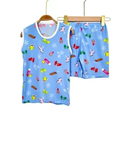 Alternative view of Unisex Kids Cotton Summer Pajama – Fun Prints 2