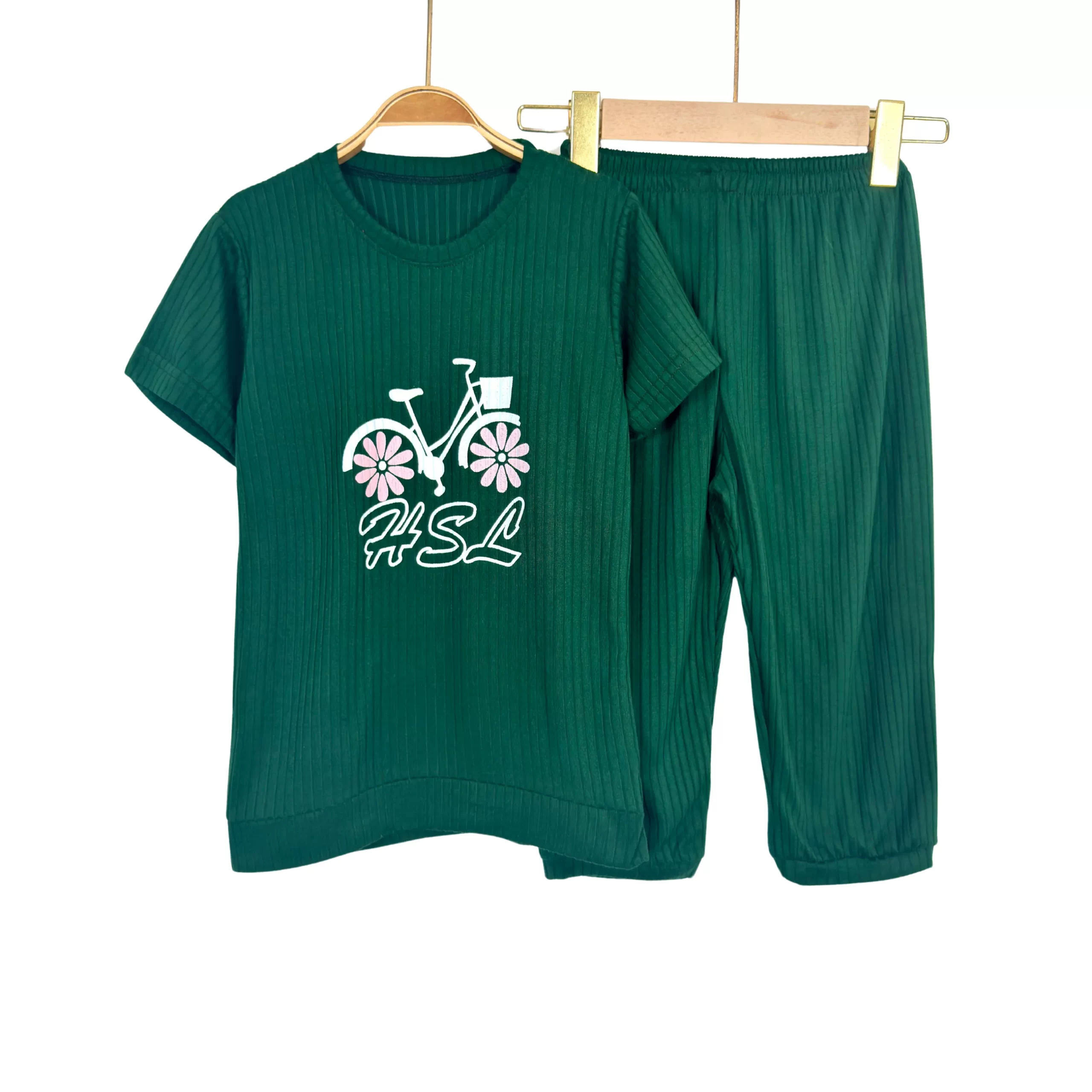 Soft Cotton Girls' Summer Pajama Set - Image 10