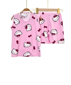 Unisex Kids Cotton Summer Pajama – Fun Prints 2
