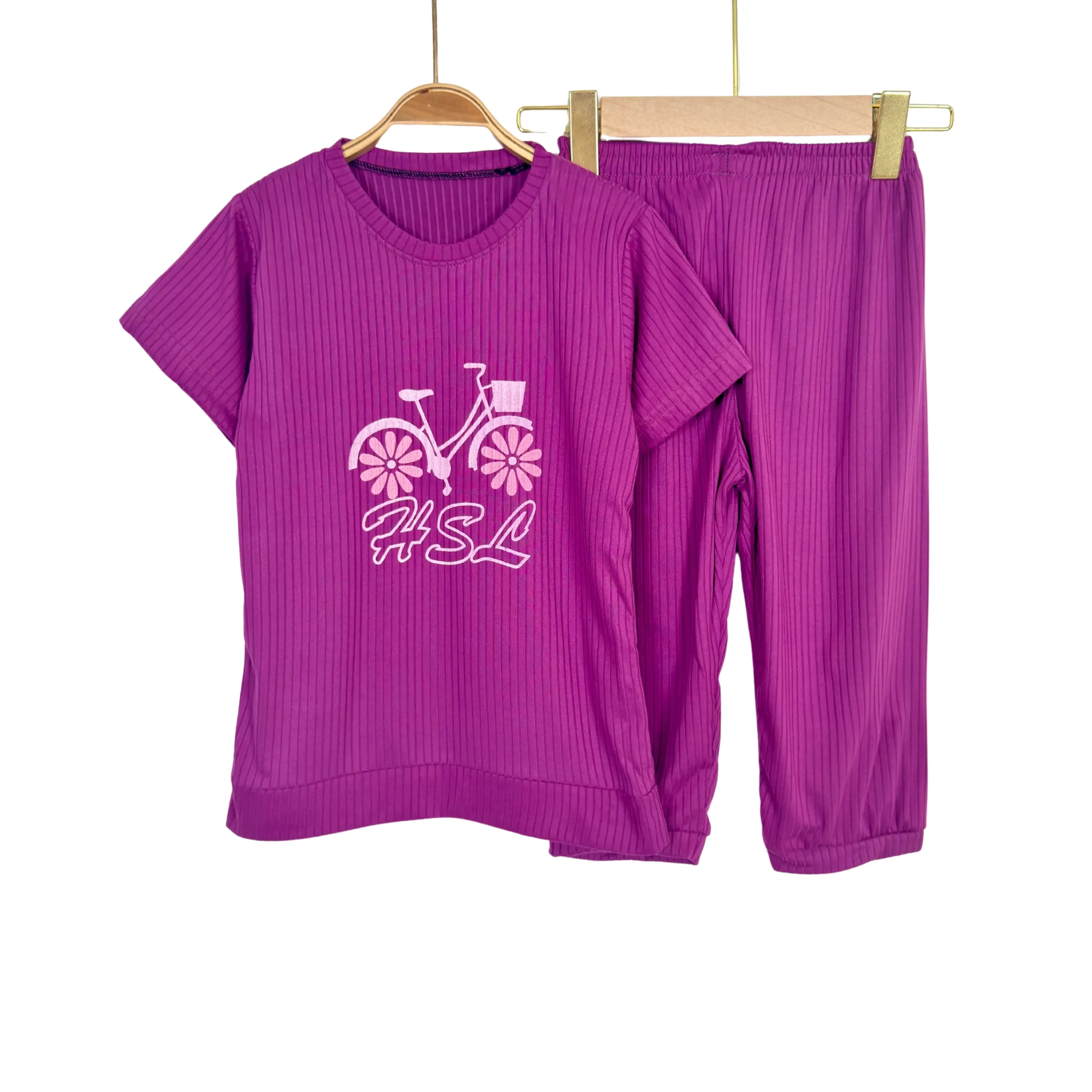 Soft Cotton Girls' Summer Pajama Set - Image 11