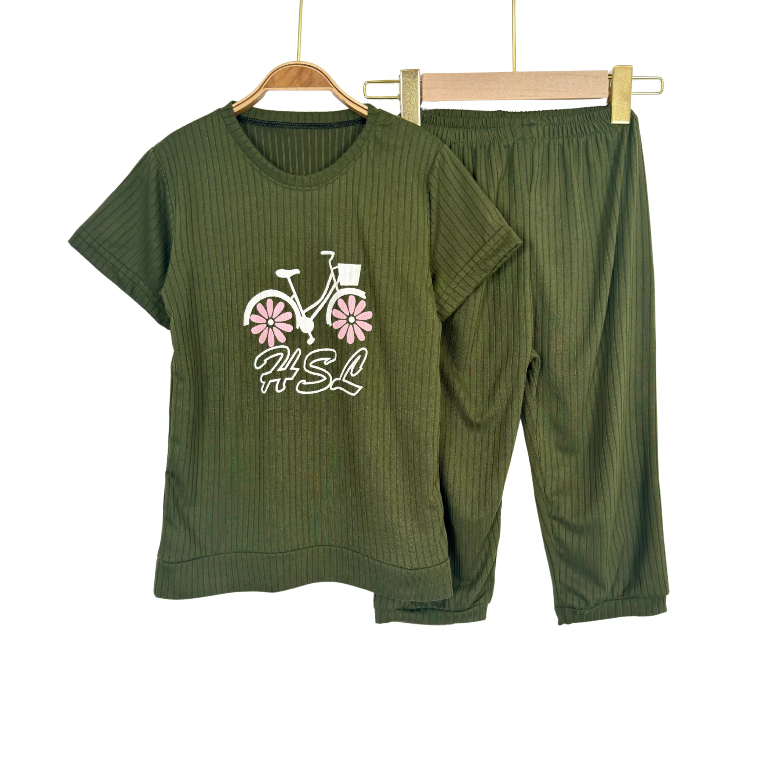 Soft Cotton Girls' Summer Pajama Set - Image 12