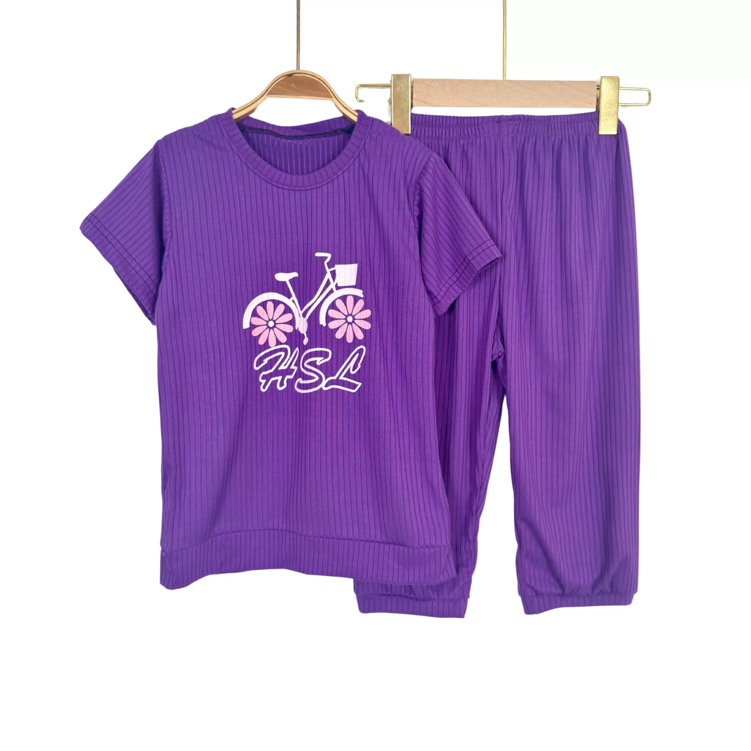 Soft Cotton Girls' Summer Pajama Set - Image 13