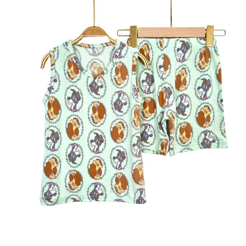 Summer Boys' Cotton Pajama Set - Sleeveless & Shorts - Image 7