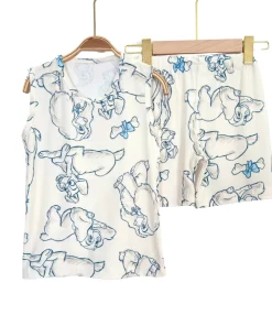 Unisex Kids Summer Pajama Set – Fun Cotton Prints