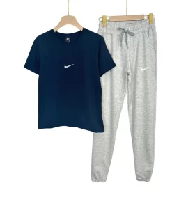 Alternative view of Women’s Summer Cotton Lounge Set – Sporty Style | Multiple Colors