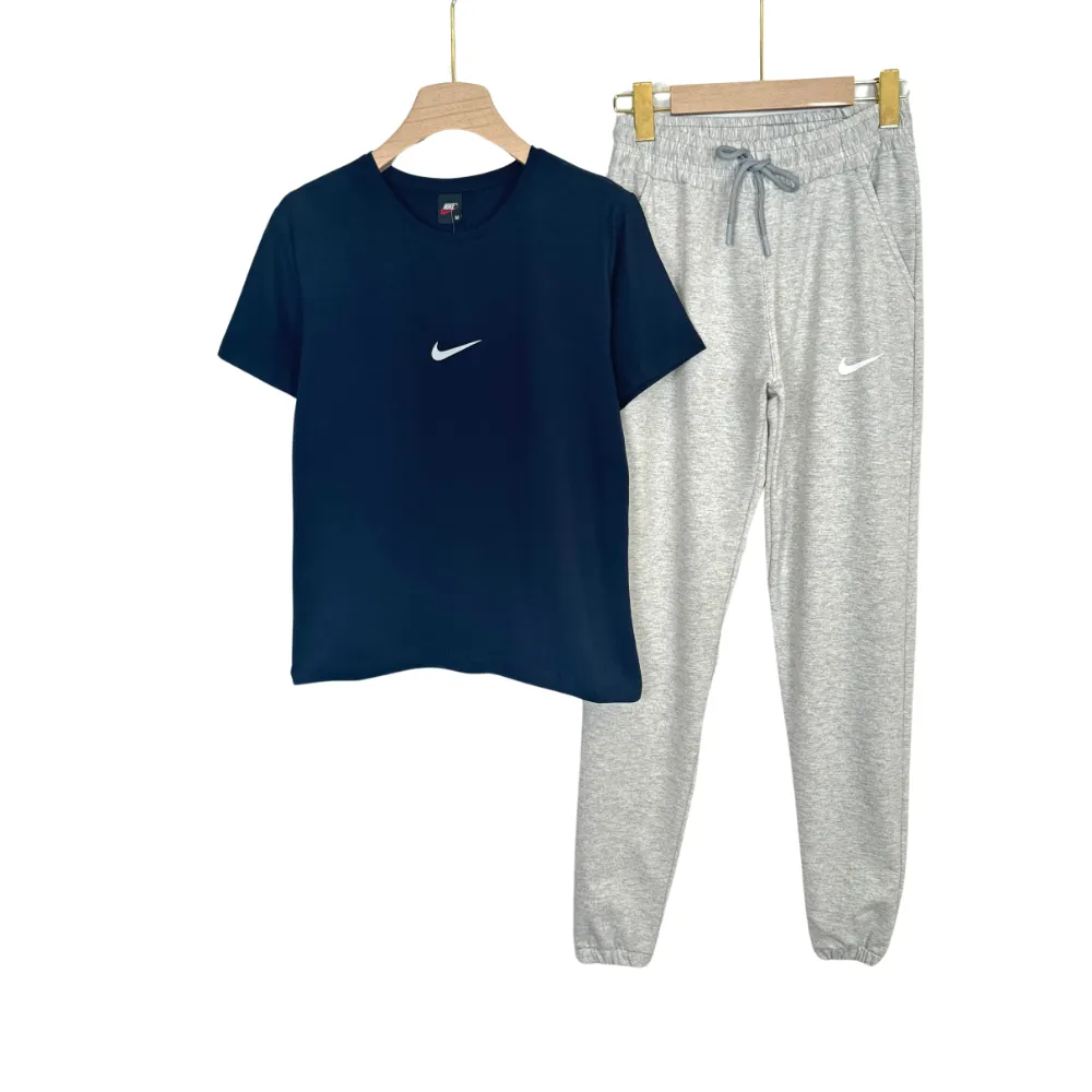 Women’s Summer Cotton Lounge Set – Sporty Style | Multiple Colors - Image 2