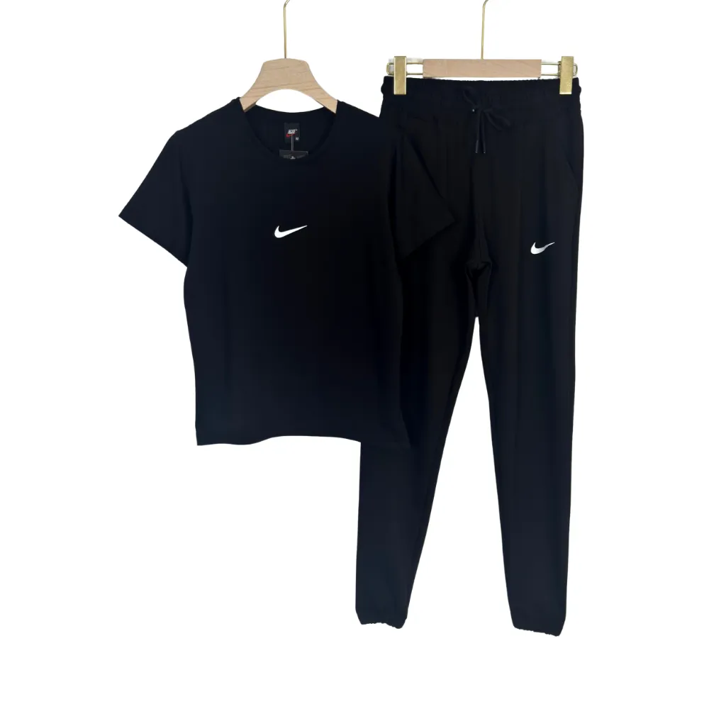 Women’s Summer Cotton Lounge Set – Sporty Style | Multiple Colors