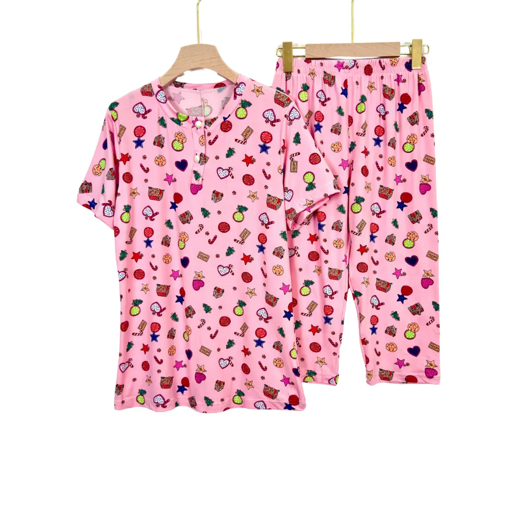 CozyFlow – Women’s Cotton Blend Capri Pijama - Image 4