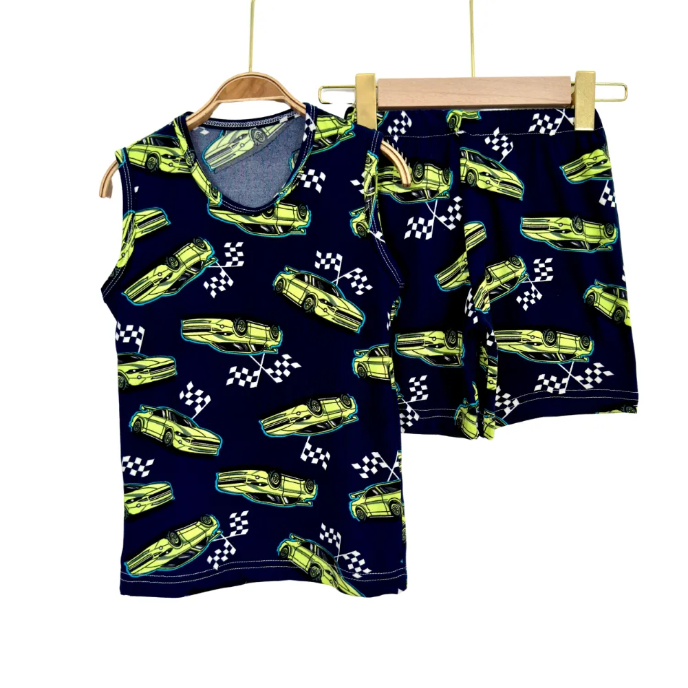Unisex Kids Summer Pajama Set – Fun Cotton Prints - Image 5