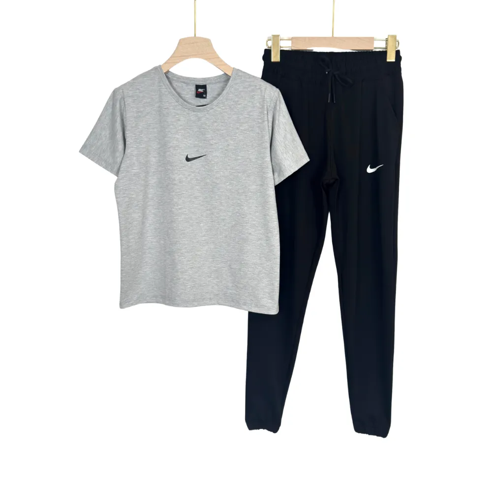 Women’s Summer Cotton Lounge Set – Sporty Style | Multiple Colors - Image 3