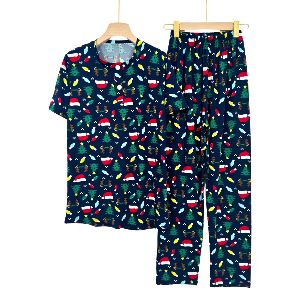 Women's Summer Pajama Set – Floral Cotton Blend Comfortwear - Image 5