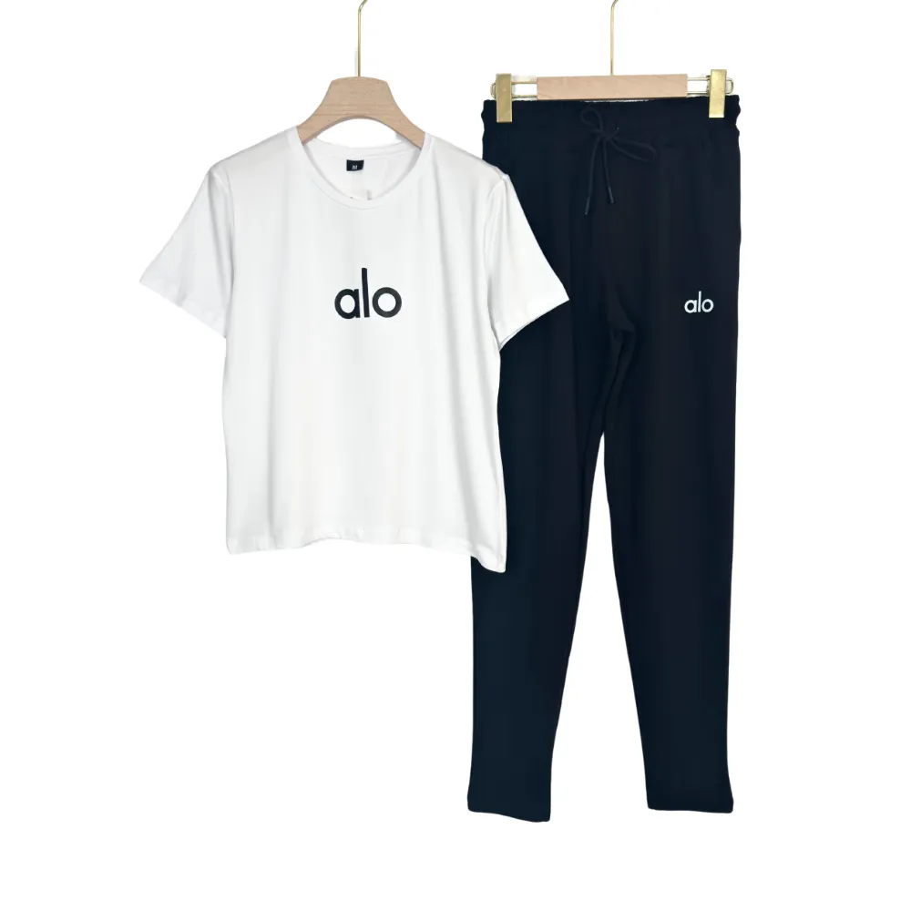 Women’s Summer Cotton Lounge Set | alo – Multiple Colors Available - Image 5