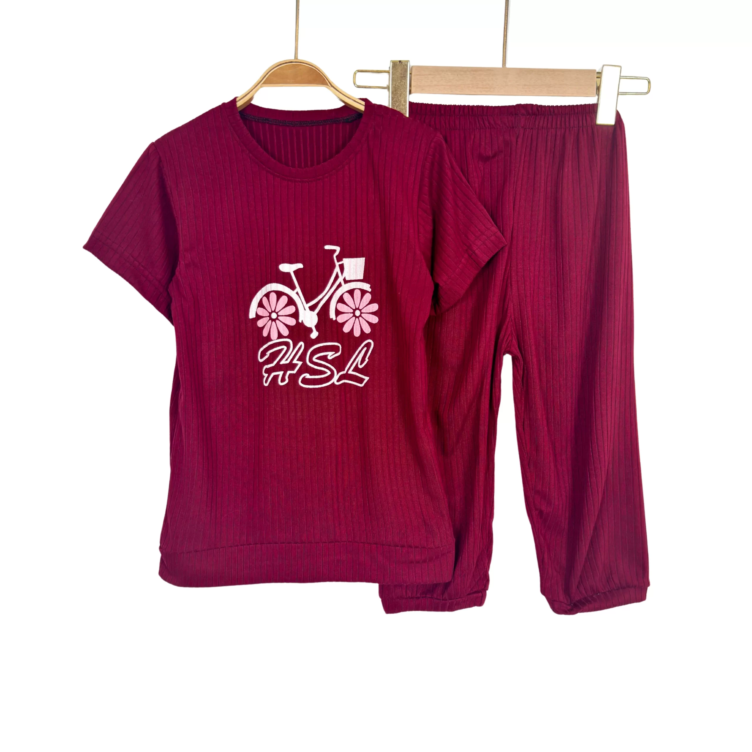 Soft Cotton Girls' Summer Pajama Set - Image 6