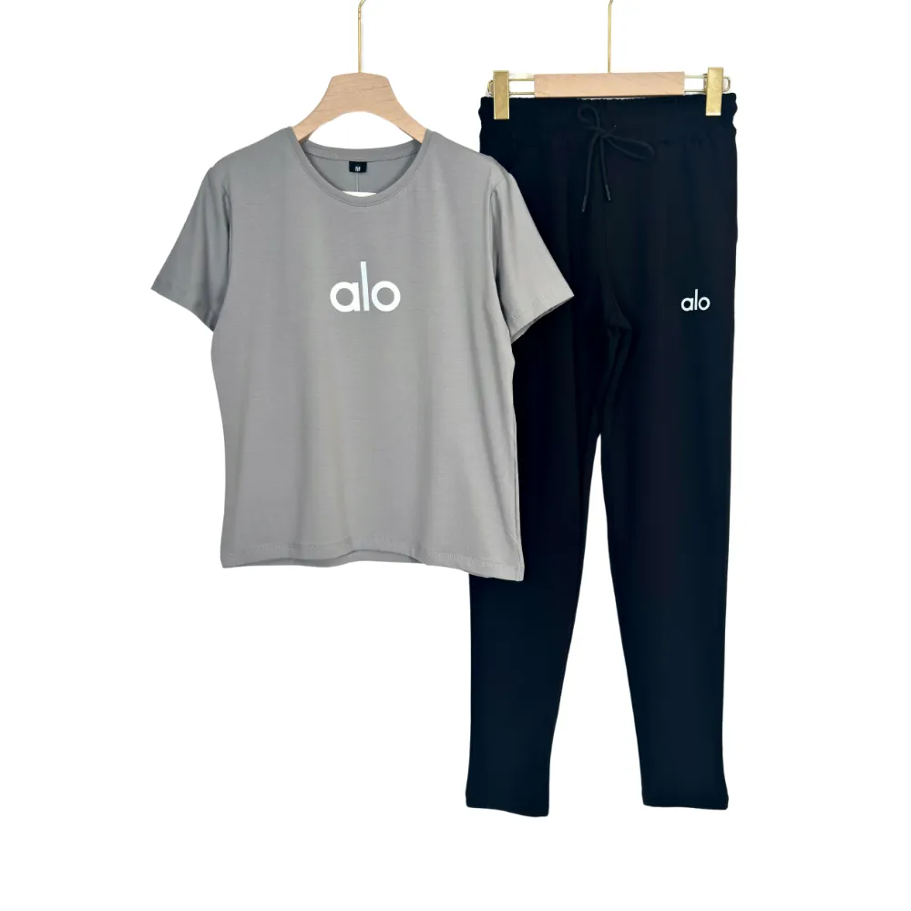 Women’s Summer Cotton Lounge Set | alo – Multiple Colors Available - Image 4