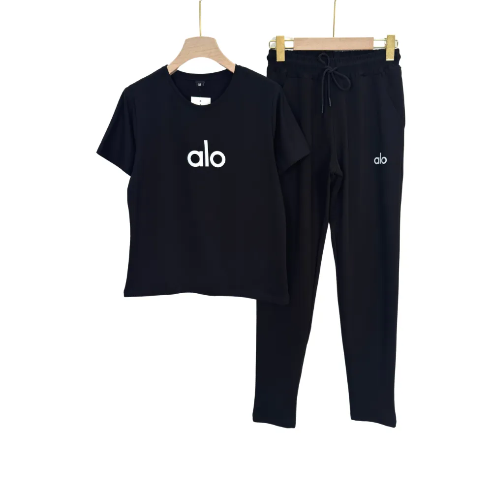 Women’s Summer Cotton Lounge Set | alo – Multiple Colors Available - Image 2