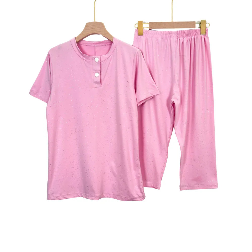 CozyFlow – Women’s Cotton Blend Capri Pijama - Image 5