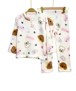 Girls Mohair Pajama – MOON & HEART  Winter Unisex pyjama | Kids & Teens