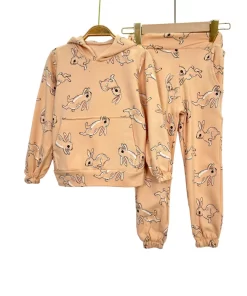 Unisex Kids Fleece Set – Prints Hoodie & Pants