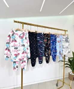 Alternative view of Unisex Kids Fleece Winter Set –  Printed Hoodie & Pants