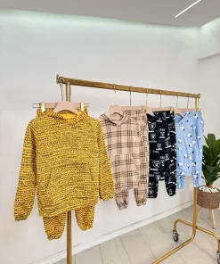 Alternative view of Boys Jogging Set –  Printed Hoodie & Pants | Cozy Winter Outfit