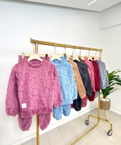 Alternative view of Unisex Wool Pajama – Kids & Teens | Cozy Winter Set