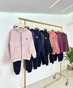 Alternative view of Women’s FLEECE Tracksuit – Zipper Hoodie & Jogger Pants Set