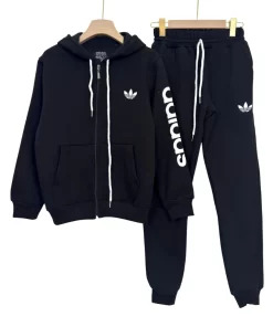 Women’s FLEECE Tracksuit – Zipper Hoodie & Jogger Pants Set