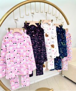 Alternative view of Hello Kitty Mohair Women’s Pajama Set – Regular & Plus Size