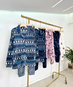 Alternative view of Women’s Mohair Button Pajama Set – Regular & Plus Size