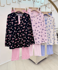 Alternative view of Women's Cotton Blend Ditsy Floral Pajama Set