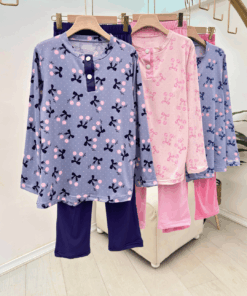 Alternative view of Sweet Bow & Cherry Cotton Blend 2-Piece Sleepwear