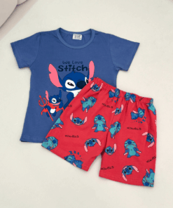Boys' Pure Cotton Graphic Character Pajama Shorts Set