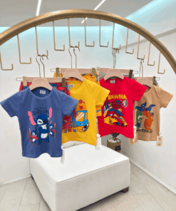 Alternative view of Boys' Pure Cotton Graphic Character Pajama Shorts Set