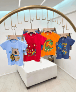 Alternative view of Boys' Pure Cotton Action & Character Print Pajama Shorts Set
