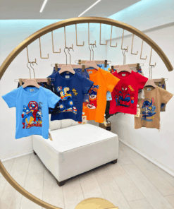 Alternative view of Boys' Pure Cotton Graphic Print Short-Sleeve Pajama & Shorts Set