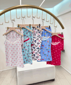 Alternative view of Women's  Cotton Blend Camisole Pajama Set with Shorts - Fun Assorted Prints