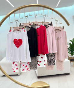 Alternative view of Sweetheart & Chic Pure Cotton Pajama Collection